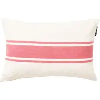 Lexington Embroidery Center Striped Linen/Cott 60X40 Pillow - Cream - 40X60CM