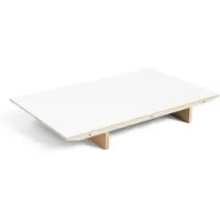 HAY Cph 30 Extendable Leaf 50x90 Cm White Laminate/water-based Lacquered Oak - Ruokapöydät & Baaripöydät Laminaatti Valkoinen - AE842-A556-AR26