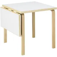 Artek Klaffipöytä dl81c koivu/valkoinen laminaatti 75 x 75/112 cm