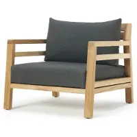 Ethimo Costes Lounge Chair Cushion Black Stone - Tyynyt Kylmävaahto Musta - COCUPLAW28