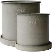 DBKD Plant pot ruukku pieni 2 kpl Beige