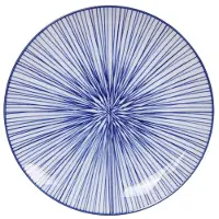 Tokyo Design Studio - Nippon Blue Lautanen 20 cm Lines