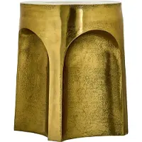 House Doctor Riga Sivupöytä - Sivupöydät & Apupöydät Alumiini Antique Gold - 900000122