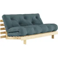 Karup Roots-futonsohva petrol blue/mänty l 160 cm