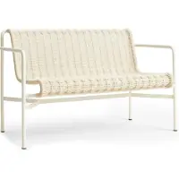 HAY Palissade Cord Dining penkki käsinojilla Cream white