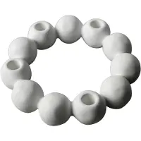 DBKD Bright kynttilänjalka Ø27 cm White