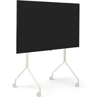 Pedestal Moon Rollin' Tall Tv-taso Pearl - Tv-penkit ja mediakalusteet Teräs Helmenvalkoinen - 010 023 007