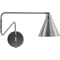 House Doctor Væglampe, Hdgame, Børstet Sølvfinish - Silver - ONE SIZE