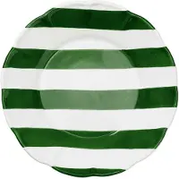 Pick a Poppy Stripe Lautanen 28 Cm - Ruokalautaset Kivitavara Vihreä - C012805AW24-166