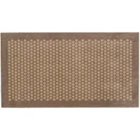 Tica Copenhagen Floormat Polyamide, 120X67 Cm, Dot Design - Beige - 120X67X0.7CM