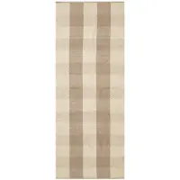 Lexington Checked Jute Matto 80x220 Cm /luonnonvärinen - Kuviolliset matot Juutti Beige - 10008091-2614-RG15