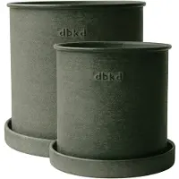 DBKD Plant pot ruukku pieni 2 kpl Vihreä