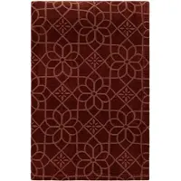 Decotique Juliette Päiväpeite 260x260 Cm - Päiväpeitot Chenillekangas Tummanpunainen - 422875
