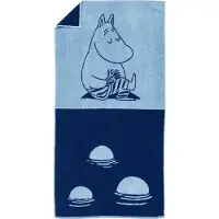 Arabia Muumi kylpypyyhe 70 x 140 cm Muumipeikko tummansininen