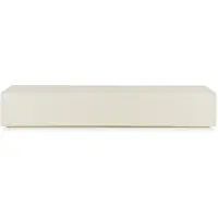 Ethnicraft Elements Lattiahylly/Penkki - Luonnonvalkoinen 180x45x30 cm