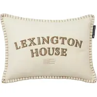 Lexington House Organic Cotton Velvet 40X30 Pillow - Cream - 30X40