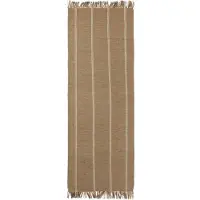 Broste Copenhagen Yuki Juuttimatto 70x200 Cm / Luonnollinen - Juuttimatot Puuvilla Valkoinen - 71110404