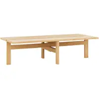 MOEBE rectangular coffee table -sohvapöytä large Tammi