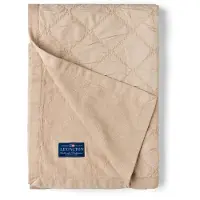 Lexington Signature Star Organic Cotton Quilted Bedspread - Beige - 260X240