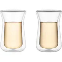 Bodum Melior Kaksiseinäiset Teekupit 2 Kpl:n Pakkaus 10 Cl - Teekupit Boorilasi Kirkas - 12082-10