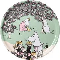 Arabia Moomin Tray 35Cm Loving Care - Green - 35 CM