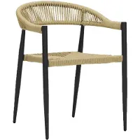 House Doctor Coon Tuoli / Luonnollinen - Tuolit Alumiini Musta - 900001409
