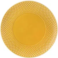 Bordallo Pinheiro Bicos Lautanen Ø17 Cm - Muut Lauataset & Vadit Kivitavara Keltainen - 65032302