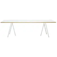HAY Loop Stand Pöytä 250 Cm Laminaatti / - Ruokapöydät & Baaripöydät Vaneri Valkoinen - AA656-A338-AA53