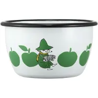 Muurla Moomin emalikulho 60 cl Iloiset omenat