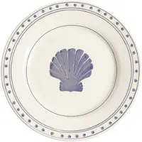 Pick a Poppy Shell Lautanen 28 Cm - Ruokalautaset Kivitavara Sininen - C012803SS24-103