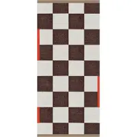 Mette Ditmer Square All-Round Mat, Large - Brown - 70X 150CM