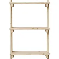 Form & Refine Beam seinähylly 3 hyllyä Mänty