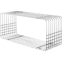 Mette Ditmer Wire-hylly Kromi, 31x70x26 cm