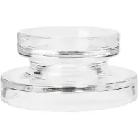 Broste Copenhagen Petra Candle Holder - Nude - H6.5CM