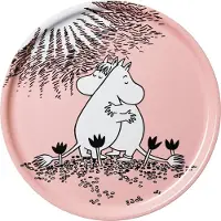 Arabia Moomin Tray 35Cm Love - Pink - 35 CM