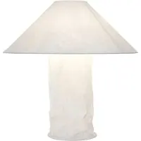 Ingo Maurer Design-pöytävalaisin Lampampe, Valkoinen/opaali, Olohuone/ruokailutila, Paperi/lunolit/lunopal, Design