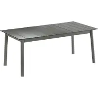 Lafuma Oron Pöytä S 100x150 Cm - Puutarhapöydät Alumiini Titan - LFM5180-7782