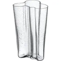 Iittala Alvar Aalto vaasi 200 mm Kuplalasi läpinäkyvä, juhlavuoden painos