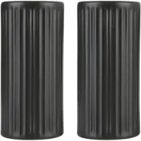 Aida Groovy Suola- Ja Pippurisirotin - Maustemyllyt Kivitavara Musta - 88347