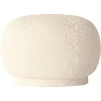 Ferm Living Rico pouf -istuinrahi Wool bouclé offwhite