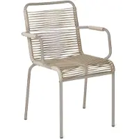 Fiam Mya käsinojatuoli cappuccino/taupe