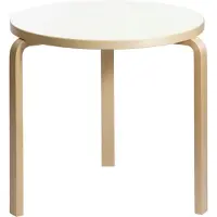 Artek Aalto pöytä 90B, koivu - valkoinen