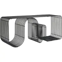 AYTM Curva-istuinpenkki 100 cm Musta