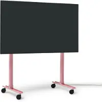 Pedestal Straight Rollin' Tv Stand - Tv-penkit ja mediakalusteet Teräs Bubble Gum - 010 005 015