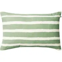 Chhatwal & Jonsson Block Stripe ulkotyyny 40x60 cm Sage-off white
