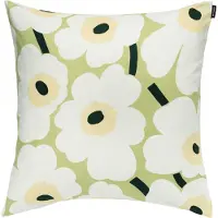 Marimekko Pieni Unikko tyynynpäällinen 50 x 50 cm Päärynä, off white, meloni