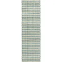 Decotique Dune -matto 75 x 250 cm, sininen/valkoinen