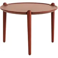 Design House Stockholm Aria Table Low - Red - 37X50X4.2CM