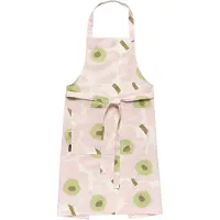 Marimekko Pieni Unikko esiliina Off white-pink-pear-sand
