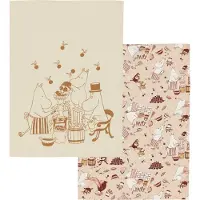 Arabia - Muumi Keittiöpyyhe 50x70 cm 2 kpl Siivouspuuhissa